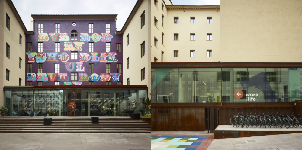 The Student Hotel, Florence, Italy, 2018. Photo by Archea Associati